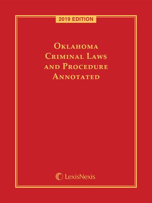 cover image of Oklahoma Criminal Laws and Procedure Annotated